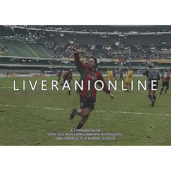 04-02-2001 VERONA-CAMPIONATO DI CALCIO SERIE B CHIEVO VERONA -TERNANA 2-1 NELLA FOTO ESULTANZA CORRADO GRABBI DOPO IL RIGORE AG ALDO LIVERANI SAS