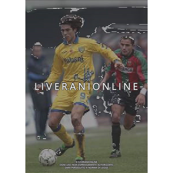 04-02-2001 VERONA-CAMPIONATO DI CALCIO SERIE B CHIEVO VERONA -TERNANA 2-1 NELLA FOTO BERNARDO CORRADI AG ALDO LIVERANI SAS
