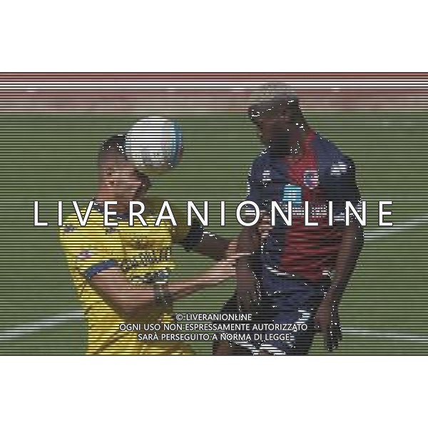 IMOLA 15 09 2019 IMOLESE CALCIO-MODENA 0-1 SERIE C NELLA FOTO DA SINISTRA ZARO GIOVANNI MODENA E EMMANUEL LATTE LATH IMOLESE FOTO GIANNI SANNA-AG ALDO LIVERANI SAS