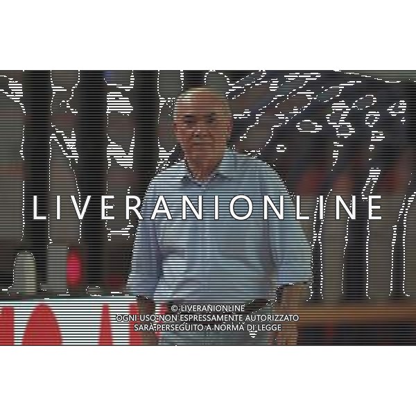 IMOLA 15 09 2019 SUPERCOPPA SERIE A2 LE NATURELLE-RAVENNA NELLA FOTO GIAN PIERO DOMENICALI AMMINISTRATORE UNICO LE NATURELLE FOTO GIANNI SANNA-AG ALDO LIVERANI SAS