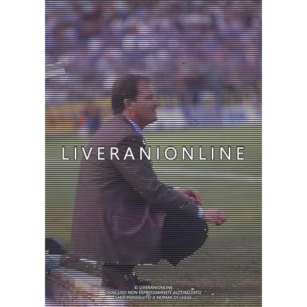 RETROSPETTIVA RENZO ULIVIERI ALLENATORE NELLA FOTO RENZO ULIVIERI ALLENATORE MODENA CALCIO AG ALDO LIVERANI SAS