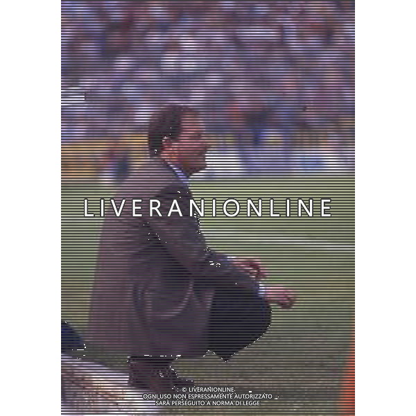 RETROSPETTIVA RENZO ULIVIERI ALLENATORE NELLA FOTO RENZO ULIVIERI ALLENATORE MODENA CALCIO AG ALDO LIVERANI SAS