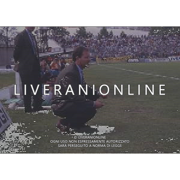 RETROSPETTIVA RENZO ULIVIERI ALLENATORE NELLA FOTO RENZO ULIVIERI ALLENATORE MODENA CALCIO AG ALDO LIVERANI SAS