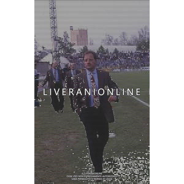 RETROSPETTIVA RENZO ULIVIERI ALLENATORE NELLA FOTO RENZO ULIVIERI ALLENATORE MODENA CALCIO AG ALDO LIVERANI SAS