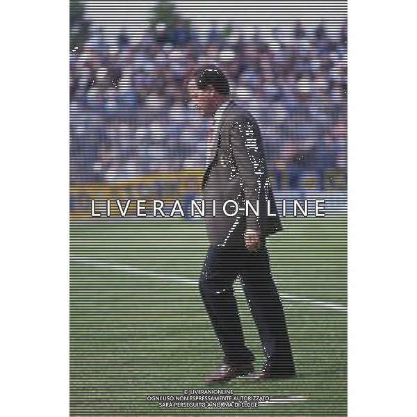RETROSPETTIVA RENZO ULIVIERI ALLENATORE NELLA FOTO RENZO ULIVIERI ALLENATORE MODENA CALCIO AG ALDO LIVERANI SAS