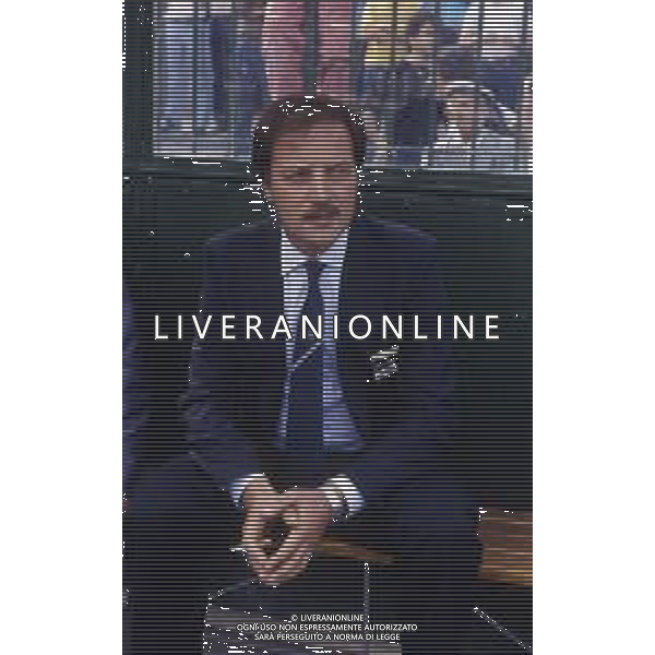 RETROSPETTIVA RENZO ULIVIERI ALLENATORE NELLA FOTO RENZO ULIVIERI ALLENATORE SAMPDORIA CALCIO AG ALDO LIVERANI SAS