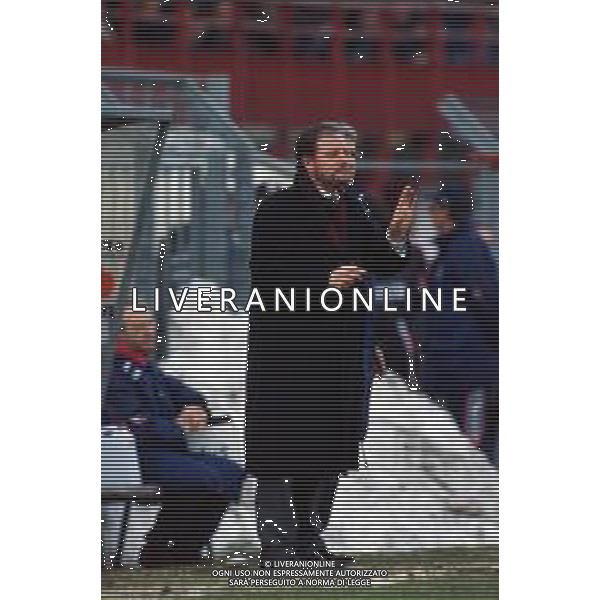 RETROSPETTIVA RENZO ULIVIERI ALLENATORE NELLA FOTO RENZO ULIVIERI ALLENATORE BOLOGNA CALCIO AG ALDO LIVERANI SAS