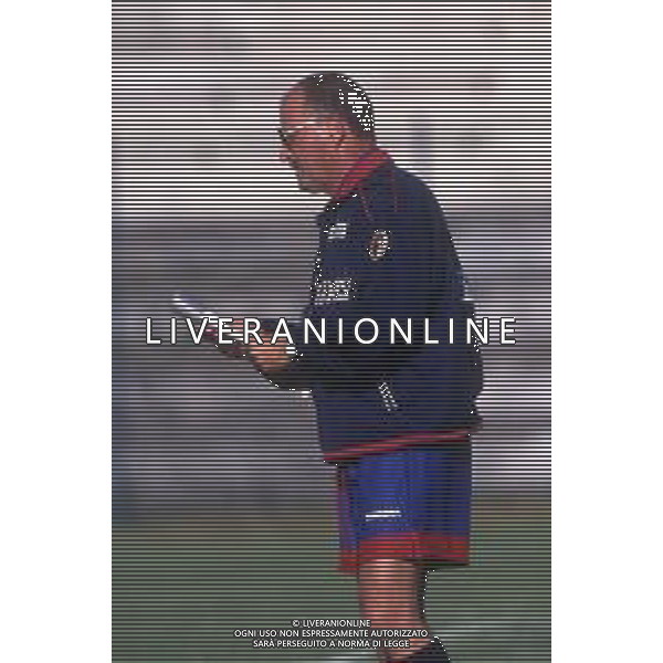 RETROSPETTIVA RENZO ULIVIERI ALLENATORE NELLA FOTO RENZO ULIVIERI ALLENATORE BOLOGNA CALCIO AG ALDO LIVERANI SAS