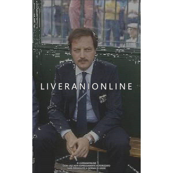 RETROSPETTIVA RENZO ULIVIERI ALLENATORE NELLA FOTO RENZO ULIVIERI ALLENATORE SAMPDORIA CALCIO AG ALDO LIVERANI SAS