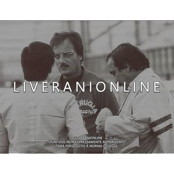 RETROSPETTIVA RENZO ULIVIERI ALLENATORE NELLA FOTO RENZO ULIVIERI ALLENATORE PERUGIA CALCIO CON SILVANO RAMACCIONI AG ALDO LIVERANI SAS 