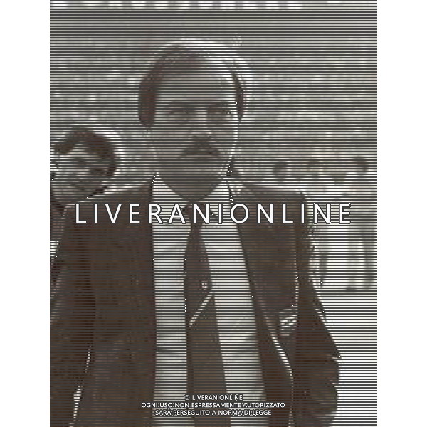 RETROSPETTIVA RENZO ULIVIERI ALLENATORE NELLA FOTO RENZO ULIVIERI ALLENATORE SAMPDORIA CALCIO AG ALDO LIVERANI SAS