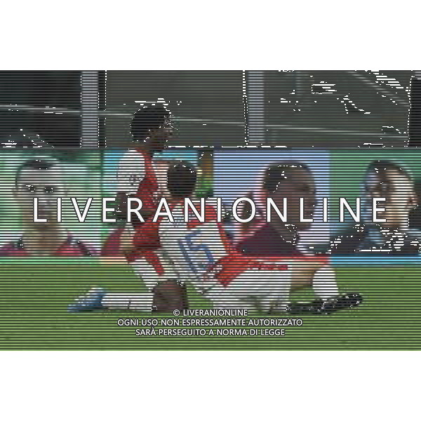 Milano 17-09-2019 Stadio Giuseppe Meazza - San Siro UEFA Champions League fase a gironi 1° giornata gruppo F Inter vs Slavia Praga nella foto esultanza dopo il gol di Olayinka del 0 a 1 Slavia Praga con Kudela foto Roberto Garavaglia - ag. Aldo Liverani sas / AGENZIA ALDO LIVERANI SAS