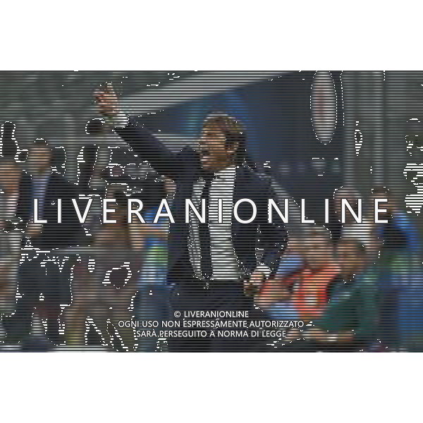 Milano 17-09-2019 Stadio Giuseppe Meazza - San Siro UEFA Champions League fase a gironi 1° giornata gruppo F Inter vs Slavia Praga nella foto Conte antonio foto Roberto Garavaglia - ag. Aldo Liverani sas / AGENZIA ALDO LIVERANI SAS