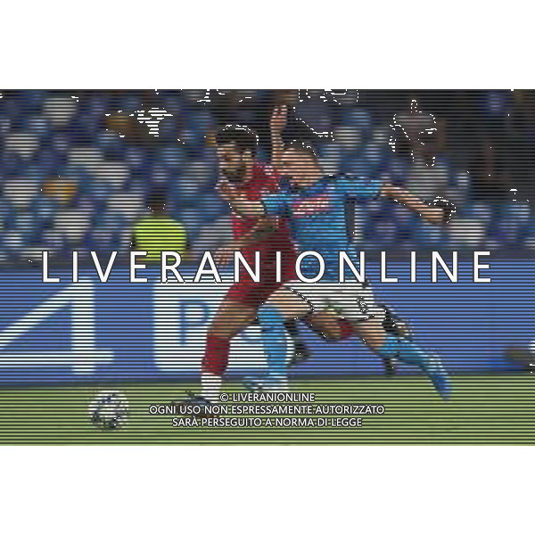 NAPOLI - LIVERPOOL UEFA CHAMPIONS LEAGUE 17.09.2019 NELLA FOTO: MARIO RUI, MOHAMED SALAH © MOSCA / AGENZIA ALDO LIVERANI SAS