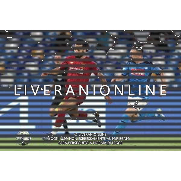 NAPOLI - LIVERPOOL UEFA CHAMPIONS LEAGUE 17.09.2019 NELLA FOTO: MARIO RUI, MOHAMED SALAH © MOSCA / AGENZIA ALDO LIVERANI SAS