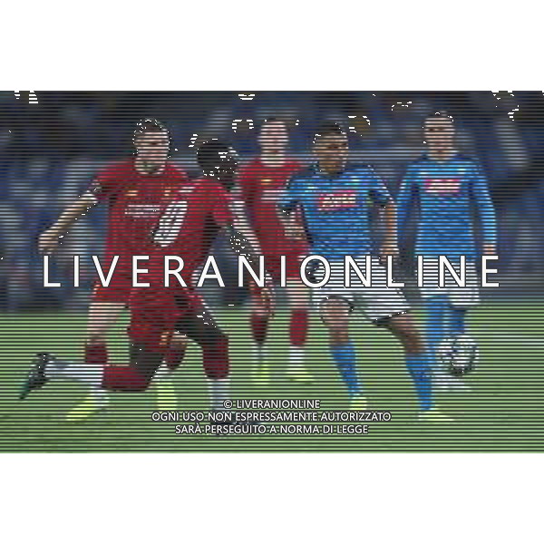 NAPOLI - LIVERPOOL UEFA CHAMPIONS LEAGUE 17.09.2019 NELLA FOTO: MARQUEZ ALLAN, SADIO MANE\' © MOSCA / AGENZIA ALDO LIVERANI SAS