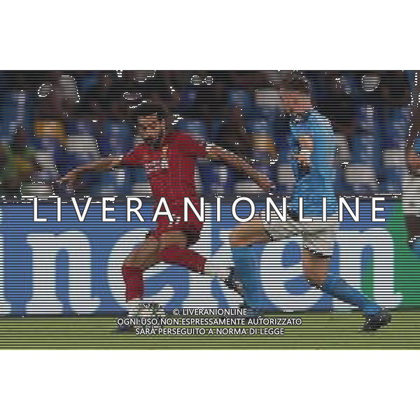 NAPOLI - LIVERPOOL UEFA CHAMPIONS LEAGUE 17.09.2019 NELLA FOTO: MOHAMED SALAH, FABIAN RUIZ © MOSCA / AGENZIA ALDO LIVERANI SAS