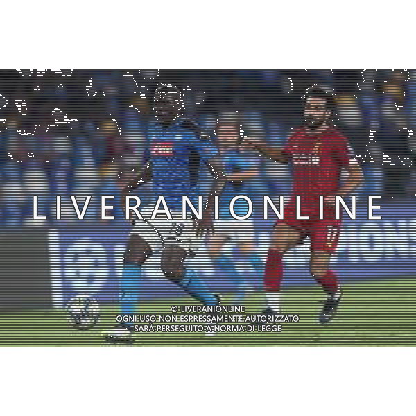 NAPOLI - LIVERPOOL UEFA CHAMPIONS LEAGUE 17.09.2019 NELLA FOTO: KALIDOU KOULIBALY, MOHAMED SALAH © MOSCA / AGENZIA ALDO LIVERANI SAS
