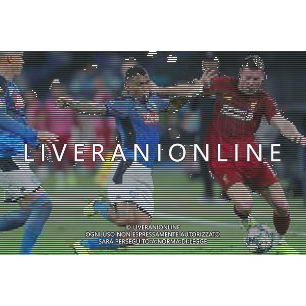 NAPOLI - LIVERPOOL UEFA CHAMPIONS LEAGUE 17.09.2019 NELLA FOTO: MARQUEZ ALLAN, JAMES MILNER © MOSCA / AGENZIA ALDO LIVERANI SAS