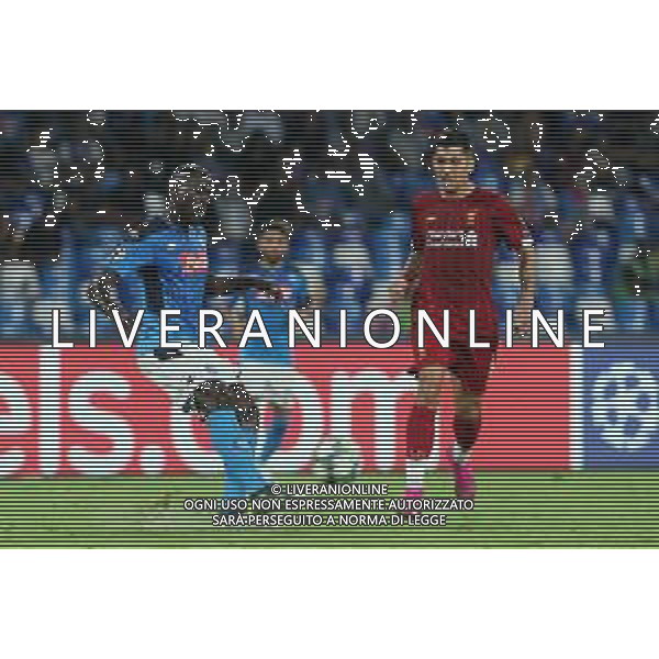 NAPOLI - LIVERPOOL UEFA CHAMPIONS LEAGUE 17.09.2019 NELLA FOTO: KALIDOU KOULIBALY, ROBERTO FIRMINO © MOSCA / AGENZIA ALDO LIVERANI SAS
