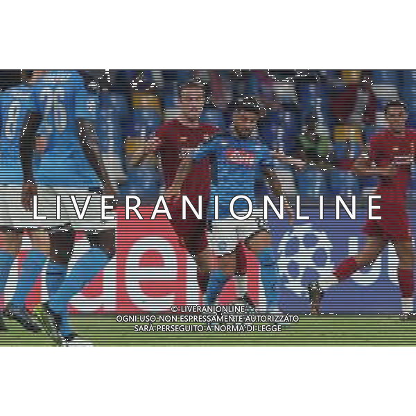 NAPOLI - LIVERPOOL UEFA CHAMPIONS LEAGUE 17.09.2019 NELLA FOTO: LORENZO INSIGNE, JORDAN HENDERSON © MOSCA / AGENZIA ALDO LIVERANI SAS