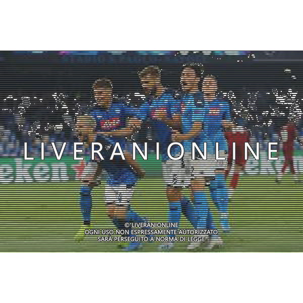 NAPOLI - LIVERPOOL UEFA CHAMPIONS LEAGUE 17.09.2019 NELLA FOTO: ESULTANZA DOPO IL GOL DI DRIES MERTENS © MOSCA / AGENZIA ALDO LIVERANI SAS