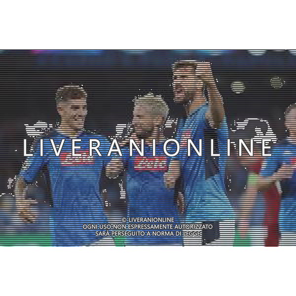 NAPOLI - LIVERPOOL UEFA CHAMPIONS LEAGUE 17.09.2019 NELLA FOTO: ESULTANZA DOPO IL GOL DI DRIES MERTENS © MOSCA / AGENZIA ALDO LIVERANI SAS
