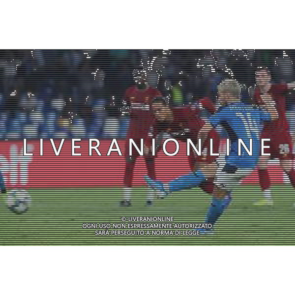 NAPOLI - LIVERPOOL UEFA CHAMPIONS LEAGUE 17.09.2019 NELLA FOTO: IL GOL SU RIGORE DI DRIES MERTENS © MOSCA / AGENZIA ALDO LIVERANI SAS