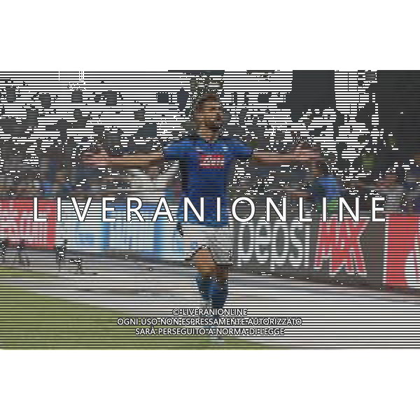 NAPOLI - LIVERPOOL UEFA CHAMPIONS LEAGUE 17.09.2019 NELLA FOTO: ESULTANZA DOPO IL GOL DI FERNANDO LLORENTE © MOSCA / AGENZIA ALDO LIVERANI SAS
