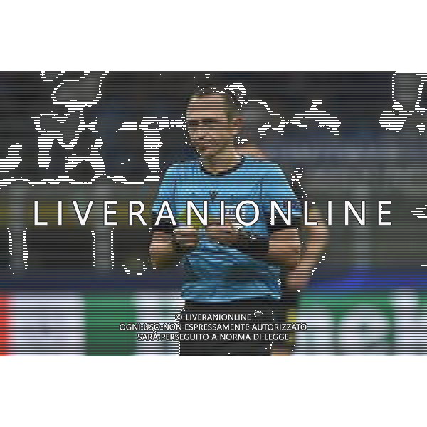 Milano 17-09-2019 Stadio Giuseppe Meazza - San Siro UEFA Champions League fase a gironi 1° giornata gruppo F Inter vs Slavia Praga nella foto l\'arbitro Ruddy Buquet (FRA) foto Roberto Garavaglia - ag. Aldo Liverani sas / AGENZIA ALDO LIVERANI SAS