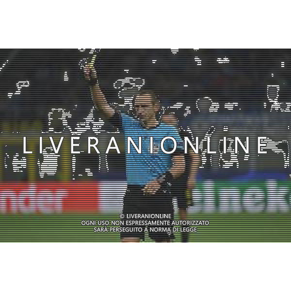 Milano 17-09-2019 Stadio Giuseppe Meazza - San Siro UEFA Champions League fase a gironi 1° giornata gruppo F Inter vs Slavia Praga nella foto l\'arbitro Ruddy Buquet (FRA) foto Roberto Garavaglia - ag. Aldo Liverani sas / AGENZIA ALDO LIVERANI SAS
