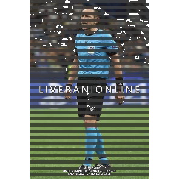 Milano 17-09-2019 Stadio Giuseppe Meazza - San Siro UEFA Champions League fase a gironi 1° giornata gruppo F Inter vs Slavia Praga nella foto l\'arbitro Ruddy Buquet (FRA) foto Roberto Garavaglia - ag. Aldo Liverani sas / AGENZIA ALDO LIVERANI SAS