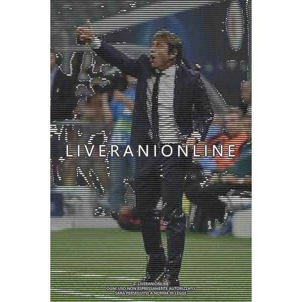 Milano 17-09-2019 Stadio Giuseppe Meazza - San Siro UEFA Champions League fase a gironi 1° giornata gruppo F Inter vs Slavia Praga nella foto Antonio Conte allenatore Inter foto Roberto Garavaglia - ag. Aldo Liverani sas / AGENZIA ALDO LIVERANI SAS