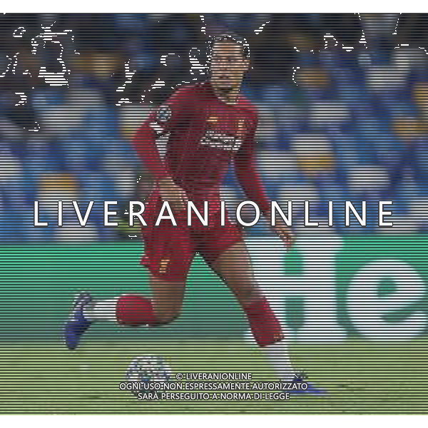 NAPOLI - LIVERPOOL UEFA CHAMPIONS LEAGUE 17.09.2019 NELLA FOTO: VIRGIL VAN DIJK © MOSCA / AGENZIA ALDO LIVERANI SAS