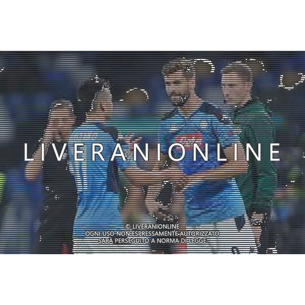 NAPOLI - LIVERPOOL UEFA CHAMPIONS LEAGUE 17.09.2019 NELLA FOTO: SOSTITUZIONE DI HIRVING LOZANO CON FERNANDO LLORENTE © MOSCA / AGENZIA ALDO LIVERANI SAS