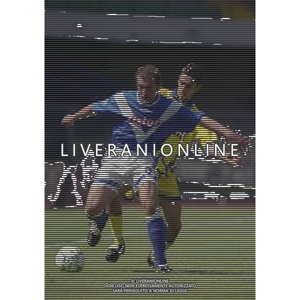 22-04-2000 VERONA-CAMPIONATO DI CALCIO SERIE B CHIEVO VERONA BRESCIA 2-2 NELLA FOTO MAREK KOZMINSKI E MORENO LONGO AG ALDO LIVERANI SAS 