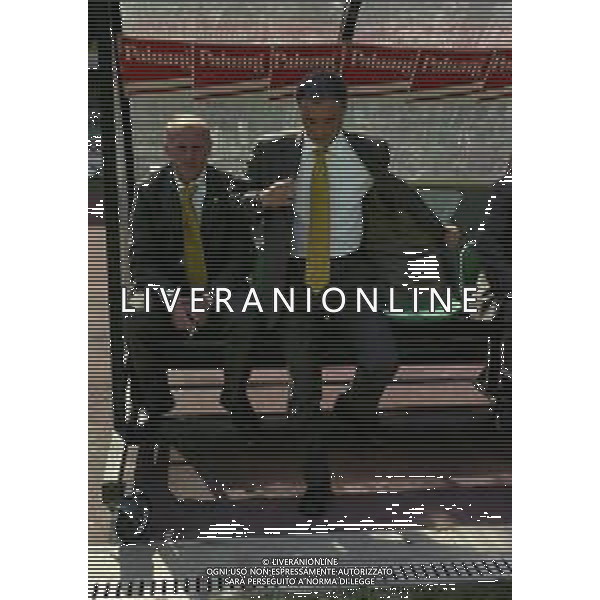 22-04-2000 VERONA-CAMPIONATO DI CALCIO SERIE B CHIEVO VERONA BRESCIA 2-2 NELLA FOTO LORENZO BALESTRO ALLENATORE CHIEVO CALCIO CON LUCIANO MIANI AG ALDO LIVERANI SAS