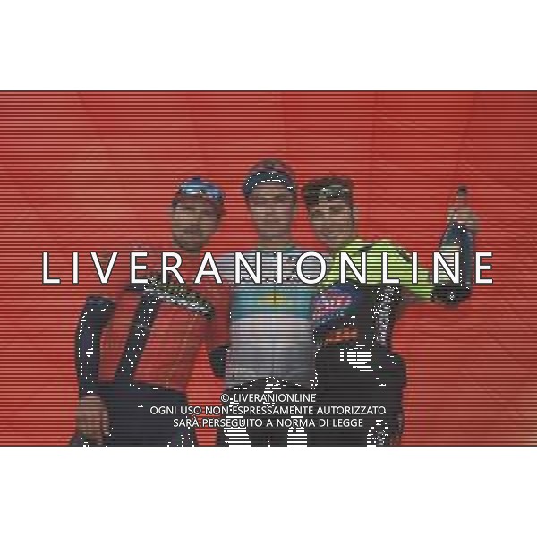 19-09-2019 Coppa Sabatini; 2019, Astana; 2019, Bahrain - Merida; 2019, Neri Sottoli - Selle Itala Ktm; Lutsenko, Alexey; Colbrelli, Sonny; Velasco, Simone; Peccioli; ©SIROTTI / AGENZIA ALDO LIVERANI SAS