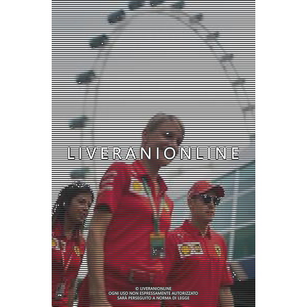 Sebastian Vettel (GER) Ferrari. 19.09.2019. Formula 1 World Championship, Rd 15, Singapore Grand Prix, Marina Bay Street Circuit, Singapore, Preparation Day. AG ALDO LIVERANI SAS-ONLY ITALY