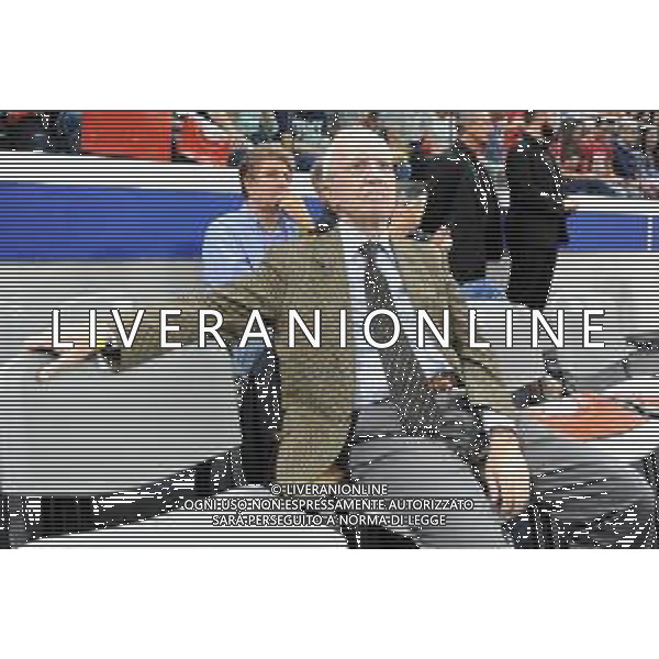Milano 19-09-2019 Allianz Cloud - PalaLido amichevole precampionato Olimpia Milano vs Urania Milano nella foto l\'ex coach Dan Peterson foto Roberto Garavaglia - ag. Aldo Liverani sas/ AGENZIA ALDO LIVERANI SAS