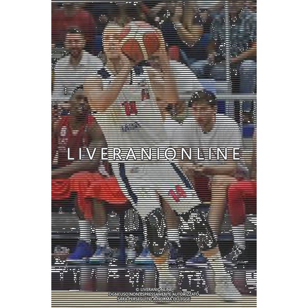 Milano 19-09-2019 Allianz Cloud - PalaLido amichevole precampionato Olimpia Milano vs Urania Milano nella foto Matteo Montano (Urania Milano) foto Roberto Garavaglia - ag. Aldo Liverani sas