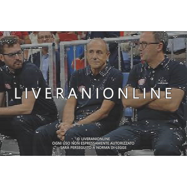 Milano 19-09-2019 Allianz Cloud - PalaLido amichevole precampionato Olimpia Milano vs Urania Milano nella foto al centro Ettore Messina allenatore Olimpia Milano foto Roberto Garavaglia - ag. Aldo Liverani sas