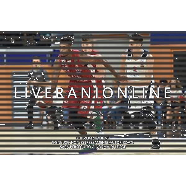 Milano 19-09-2019 Allianz Cloud - PalaLido amichevole precampionato Olimpia Milano vs Urania Milano nella foto Jeff Brooks (Olimpia Milano) e sulla DX Giorgio Piunti (Urania Milano) foto Roberto Garavaglia - ag. Aldo Liverani sas