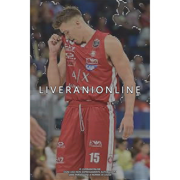 Milano 19-09-2019 Allianz Cloud - PalaLido amichevole precampionato Olimpia Milano vs Urania Milano nella foto Kaleb Tarczewski (Olimpia Milano) foto Roberto Garavaglia - ag. Aldo Liverani sas