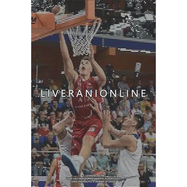 Milano 19-09-2019 Allianz Cloud - PalaLido amichevole precampionato Olimpia Milano vs Urania Milano nella foto Kaleb Tarczewski (Olimpia Milano) foto Roberto Garavaglia - ag. Aldo Liverani sas