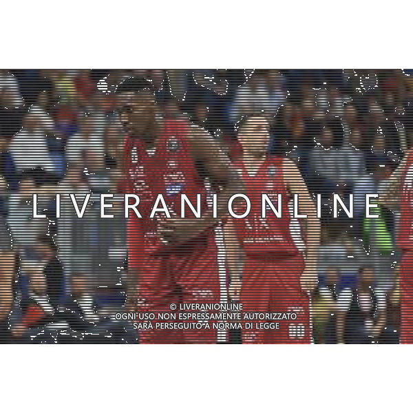 Milano 19-09-2019 Allianz Cloud - PalaLido amichevole precampionato Olimpia Milano vs Urania Milano nella foto Paul Stephan Biligha (Olimpia Milano) e dietro Amedeo Della Valle (Olimpia Milano) foto Roberto Garavaglia - ag. Aldo Liverani sas
