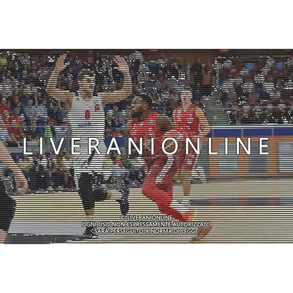 Milano 19-09-2019 Allianz Cloud - PalaLido amichevole precampionato Olimpia Milano vs Urania Milano nella foto Giordano Pagani (Urania Milano) SX e Shelvin Mack (Olimpia Milano) DX foto Roberto Garavaglia - ag. Aldo Liverani sas