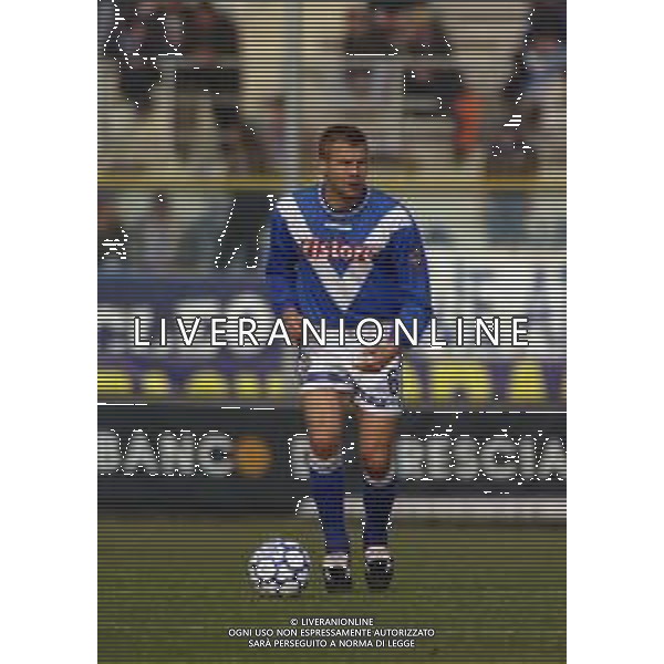 27-02-2000 BRESCIA- CAMPIONATO DI CALCIO SERIE B BRESCIA ALZANO 2-0 NELLA FOTO FRANCESCO ZANONCELLI AG ALDO LIVERANI SAS