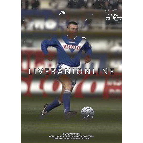 27-02-2000 BRESCIA- CAMPIONATO DI CALCIO SERIE B BRESCIA ALZANO 2-0 NELLA FOTO FRANCESCO ZANONCELLI AG ALDO LIVERANI SAS