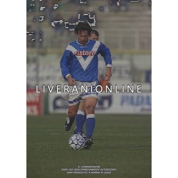 27-02-2000 BRESCIA- CAMPIONATO DI CALCIO SERIE B BRESCIA ALZANO 2-0 NELLA FOTO GIOVANNI STROPPA AG ALDO LIVERANI SAS